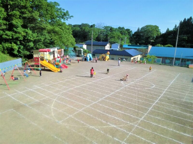 小久保保育園の園庭
